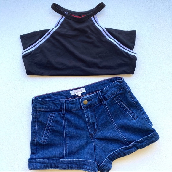 Mid Rise Denim Shorts - Picture 5 of 5